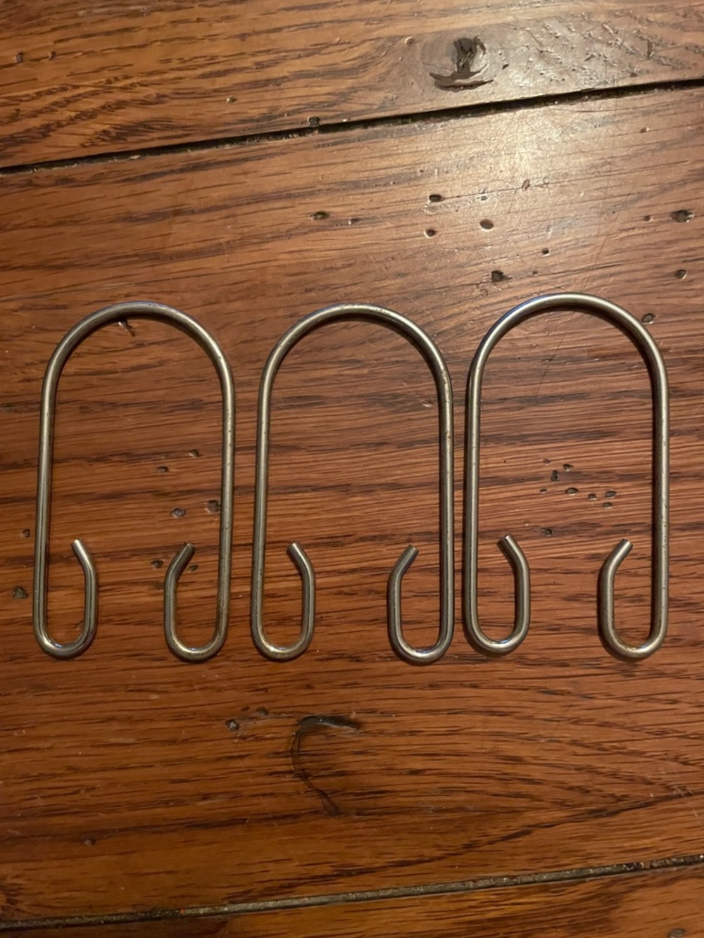 Stainless Steel Shower Curtain Hooks - Set of Metal Hooks